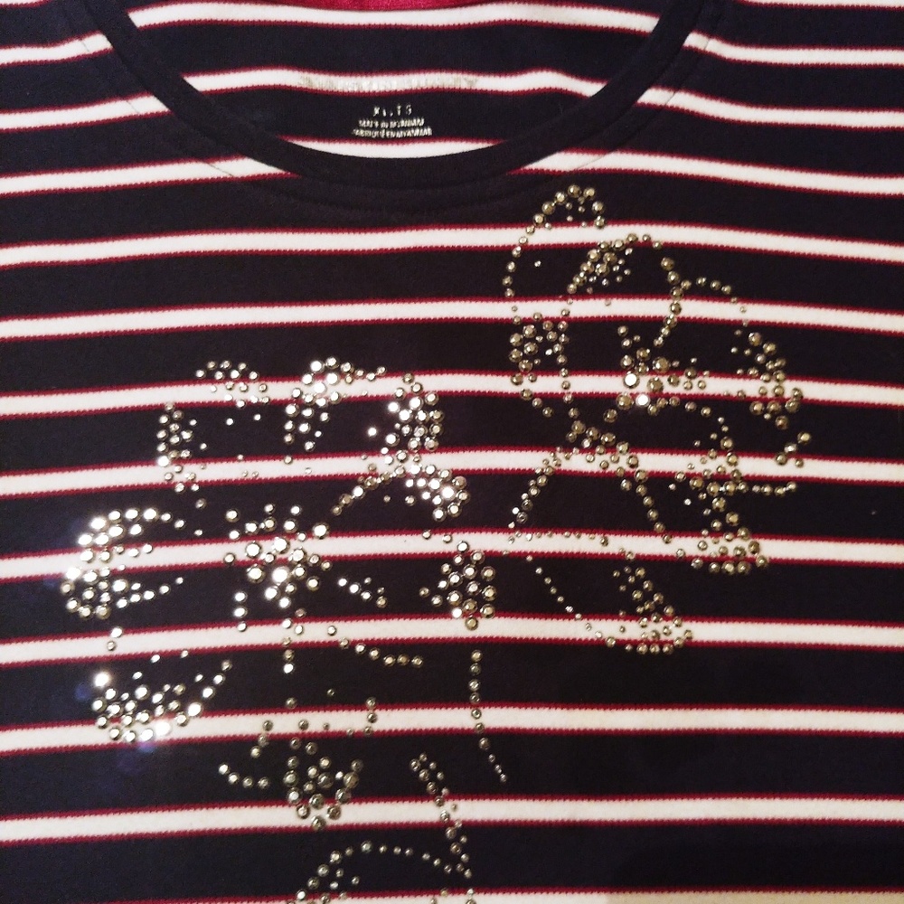 Navy Striped Top - Picture 3 of 3